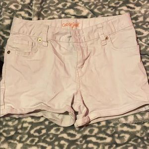 white Cat&Jack Jean shorts